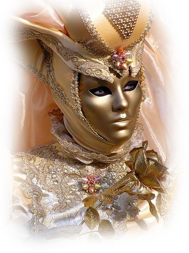 Femme aves masque