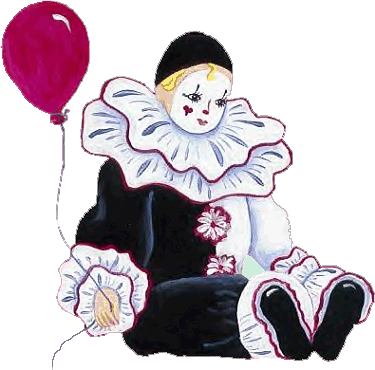 Pierrot /Colombine  /Arlequin /Clown etc