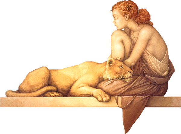 femme avec des animaux