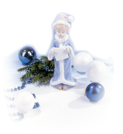 Noel en Bleu et blanc