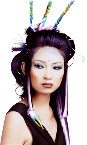 TUBES FEMMES ( ASIATIQUE  / et objets )