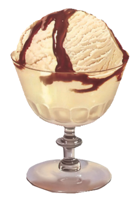 Dessert glacé