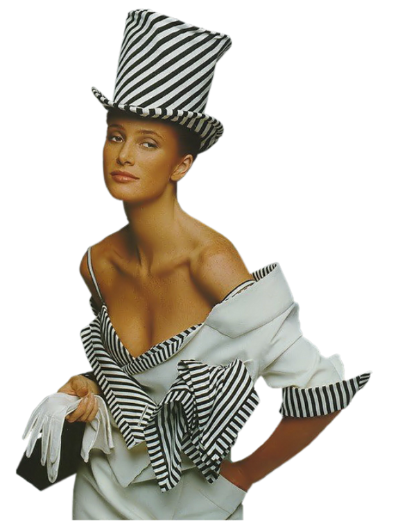 Femme Chapeautée