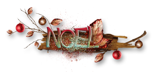 Ecriture  mots etc de Noel